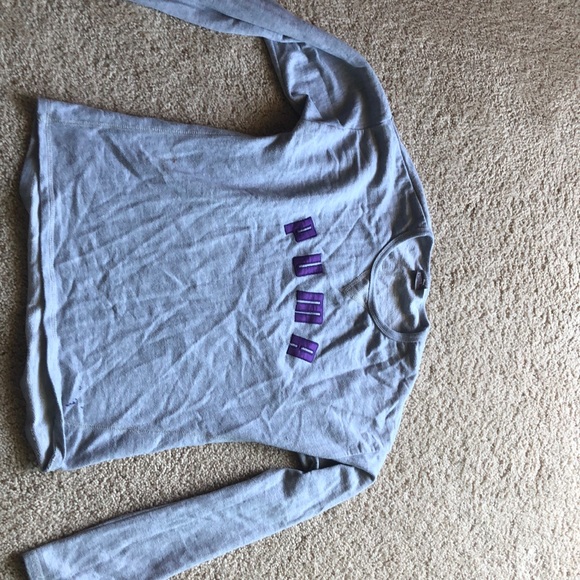 Gray puma crewneck sweater - Picture 1 of 1